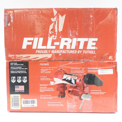 Fill-Rite FR4220HDSQ 12V 20 GPM Fuel Transfer Pump with Discharge Hose-Green