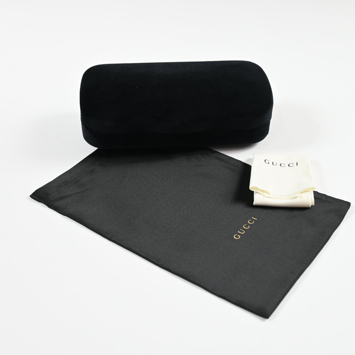 Gucci Case Hard Shell Sunglasses & Eyeglasses Velvet Case Medium - New