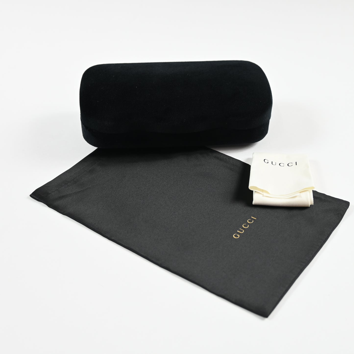 Gucci Case Hard Shell Sunglasses & Eyeglasses Velvet Case Medium - New