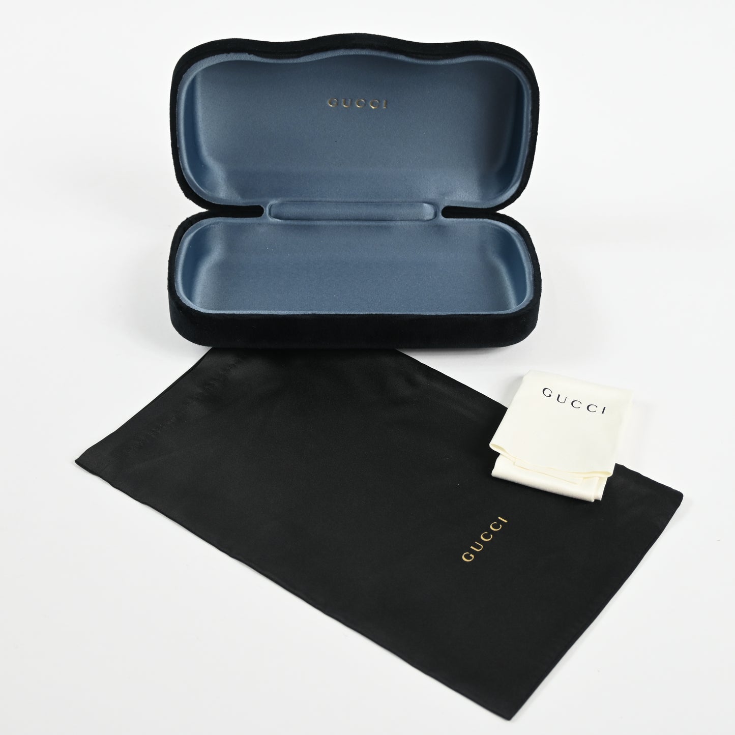Gucci Case Hard Shell Sunglasses & Eyeglasses Velvet Case Medium - New