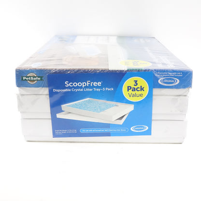 PetSafe Disposable Litter Tray - ScoopFree® Fresh Crystal 3-Pack