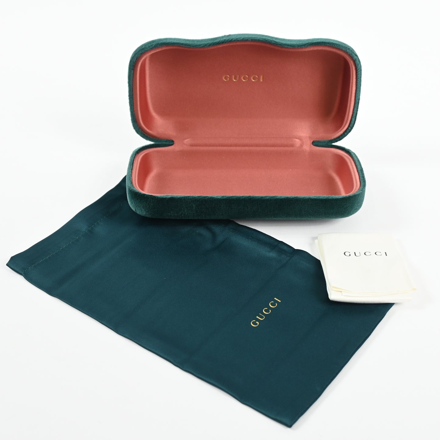 Gucci Case Hard Shell Sunglasses & Eyeglasses Velvet Case Medium - New