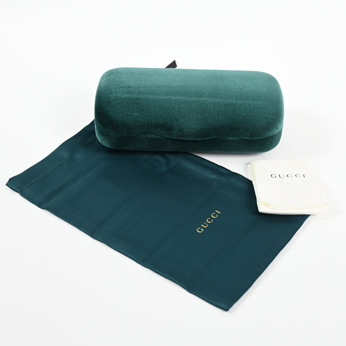 Gucci Case Hard Shell Sunglasses & Eyeglasses Velvet Case Medium - New