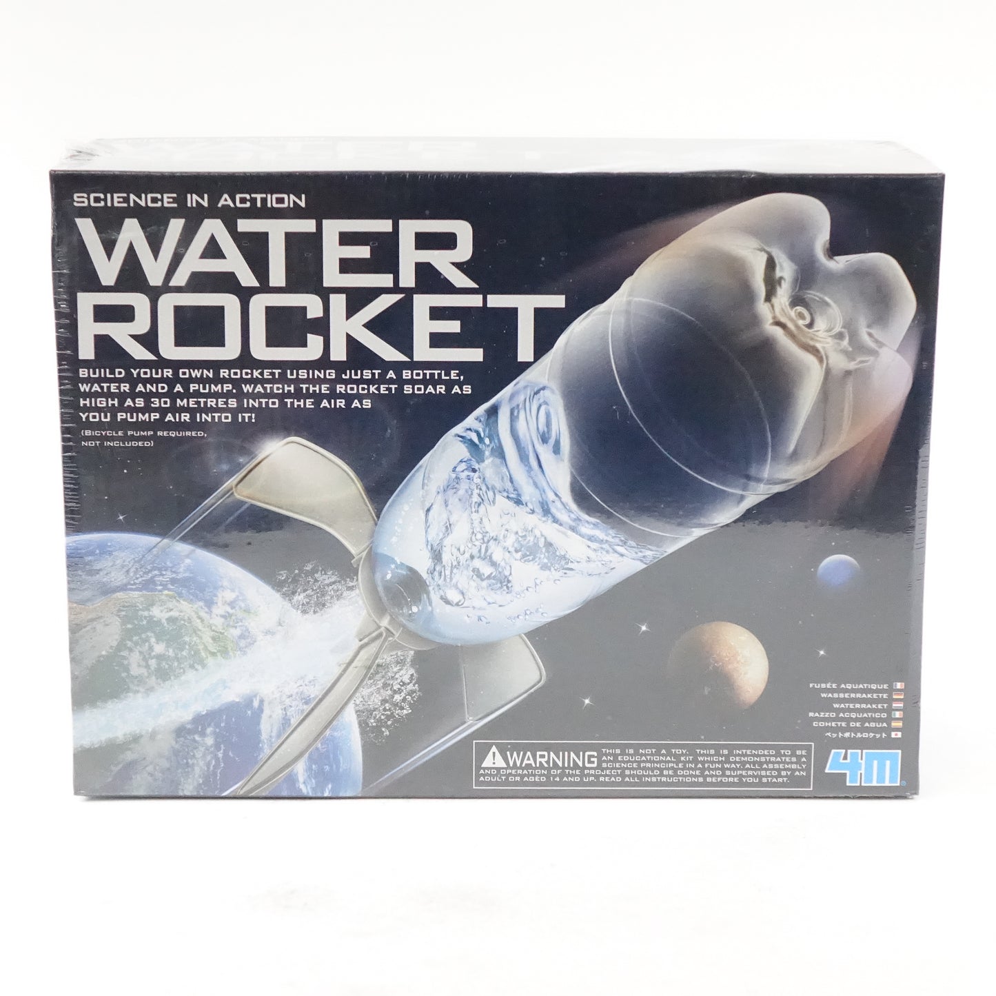 4M Water Rocket Kit, DIY Science Space Stem Toys, For Boys & Girls Ages 8+
