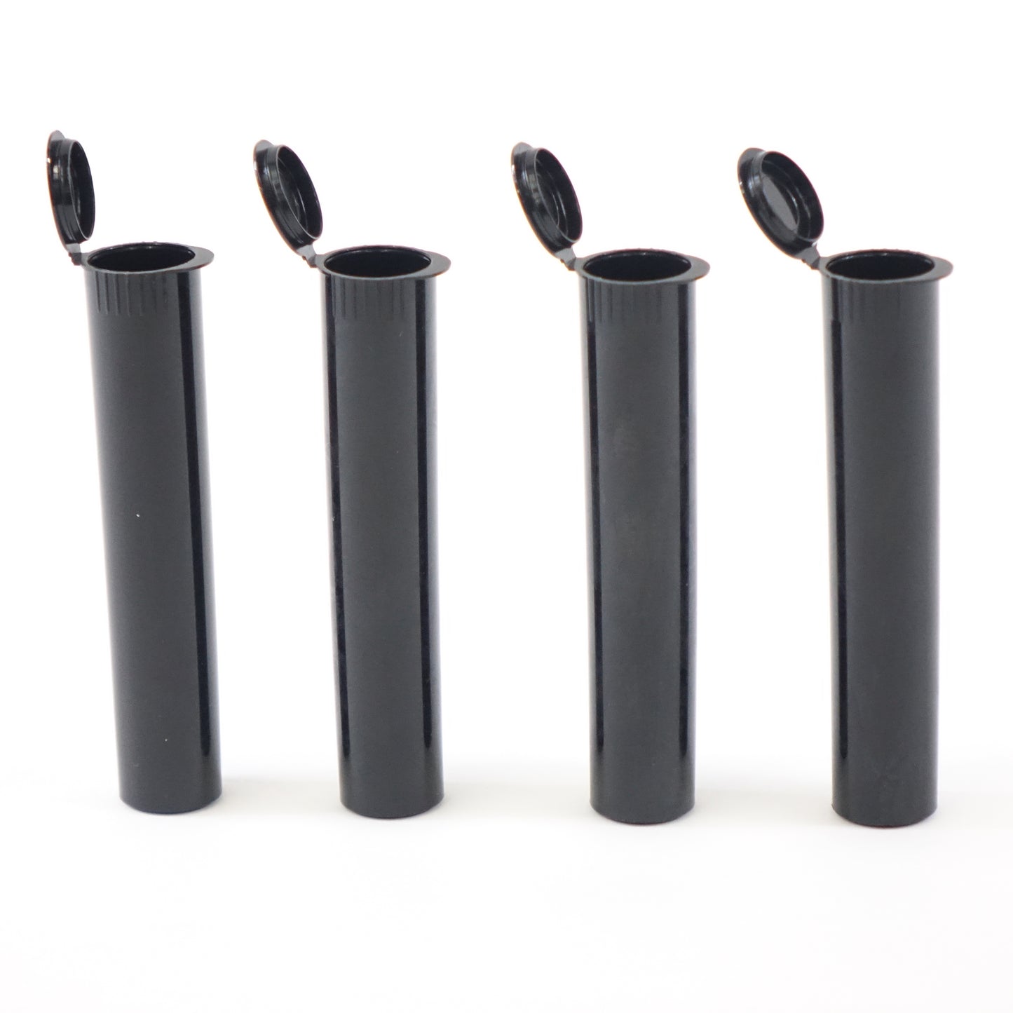 W Gallery 1000 Black 98mm Open Cap Pop Top Tubes Airtight Smell Proof Containers