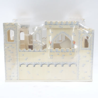 Melissa & Doug Deluxe Folding Medieval Wooden Castle- Hinged for Compact Storage