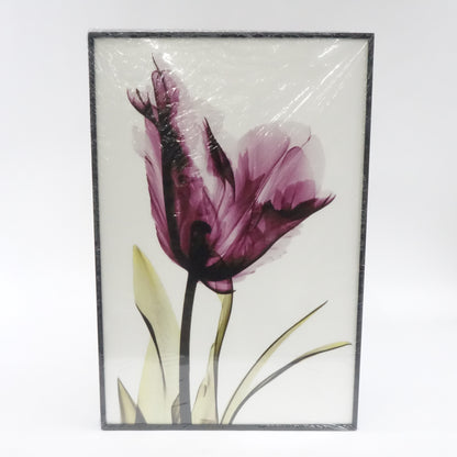 Canvas Framed Wall Art Large size 16 "X 24" 3 Pieces Of Modern Abstract Flowers