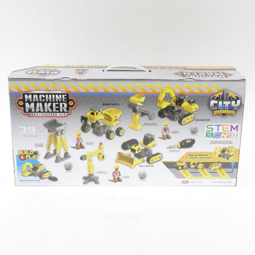 39-Piece Machine Maker Junior Builder Mega Construction Site