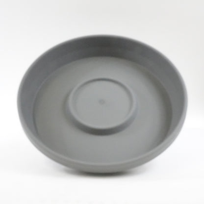 Bloem Terra Resin Saucer Tray: 17.5" Width Charcoal Gray -Fits 24" Pots - New
