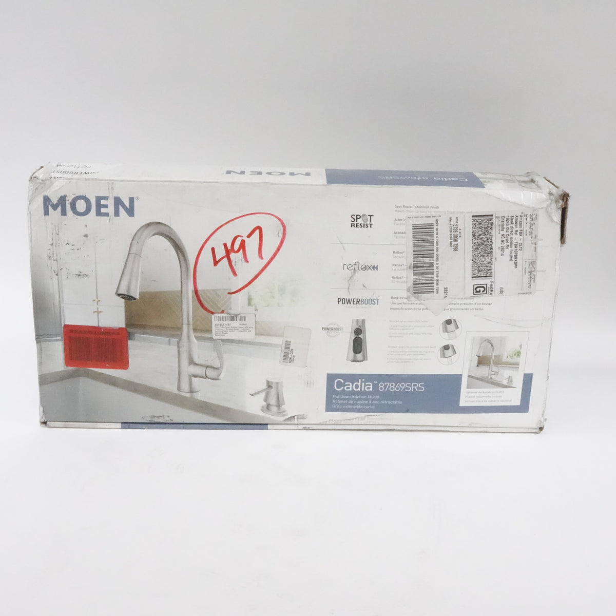 Moen Cadia Pulldown Kitchen Faucet 87869SRS