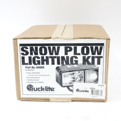 Truck-Lite 80888 Economy Snow Plow Lights / ATL Kit w/ Harness & Hardware - New