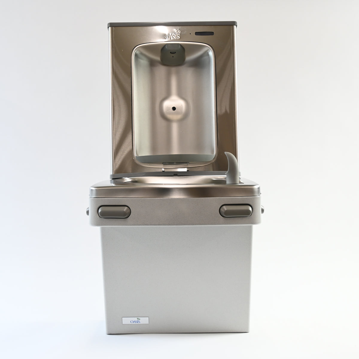 Drinking Fountain, Sensor, Wall, Silver