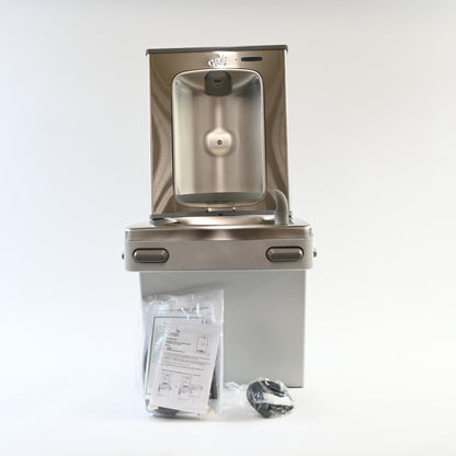 Drinking Fountain, Sensor, Wall, Silver