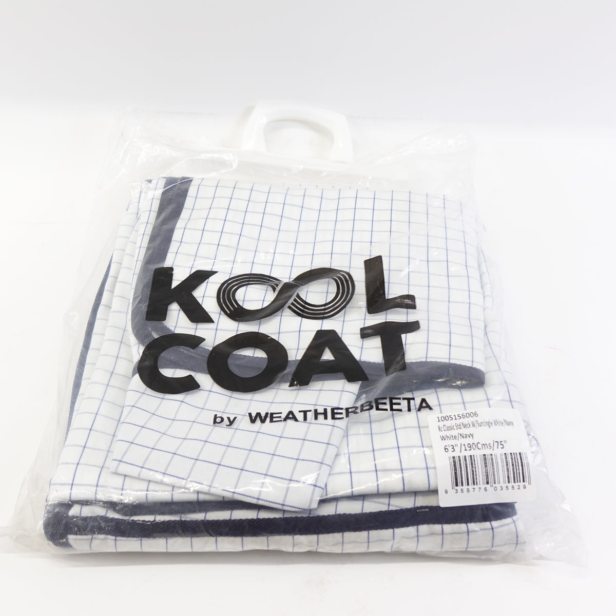 Kool Coat Classic With Surcingles III Standard Neck - White/Navy / 6'3 - New