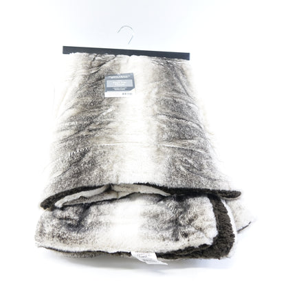 Better Home & Garden Cozy Faux Fur Throw (Brown Wolf, 50in X 60in)