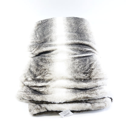 Better Home & Garden Cozy Faux Fur Throw (Brown Wolf, 50in X 60in)