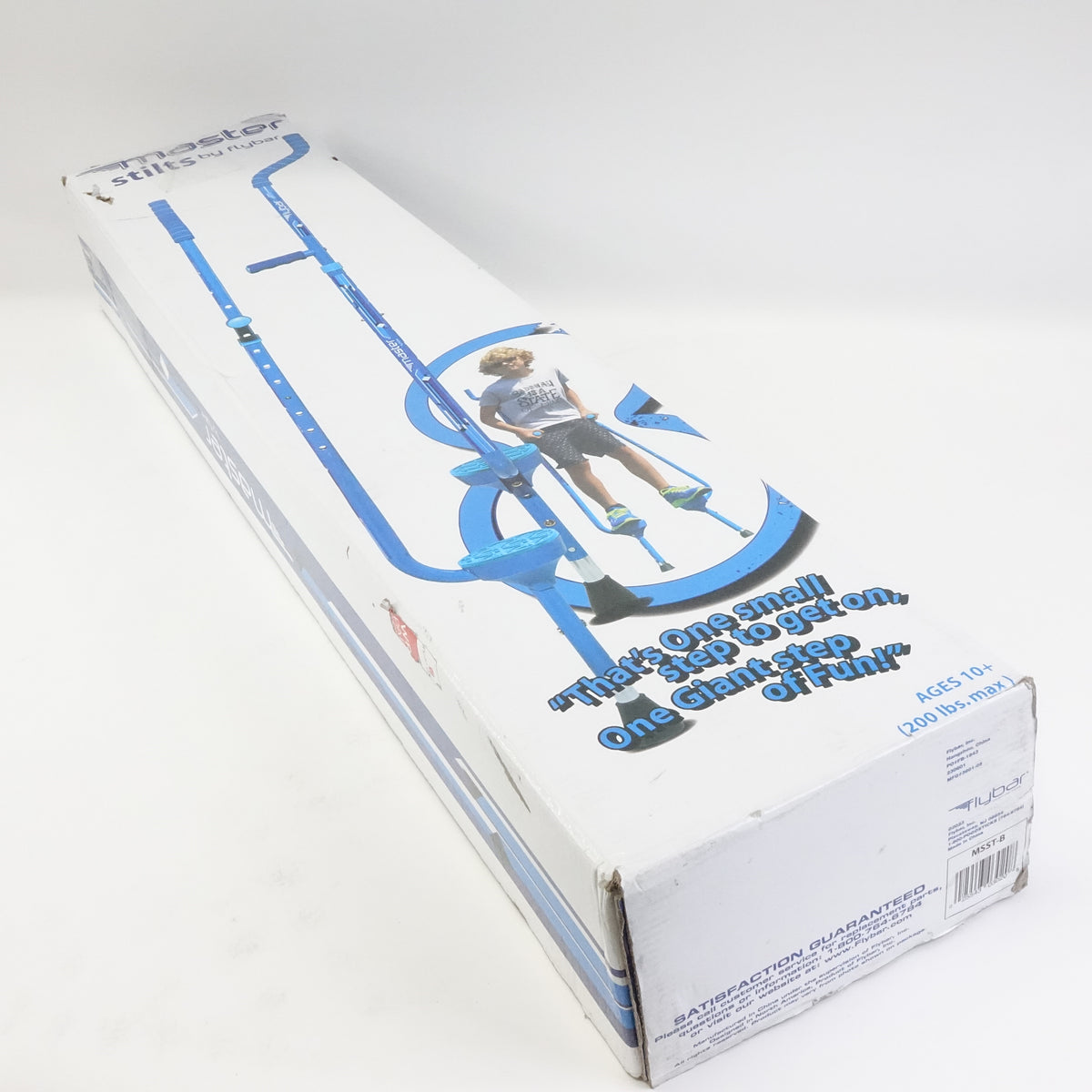 Flybar Kids' Master Walking Stilts, Blue, Large - Grade A