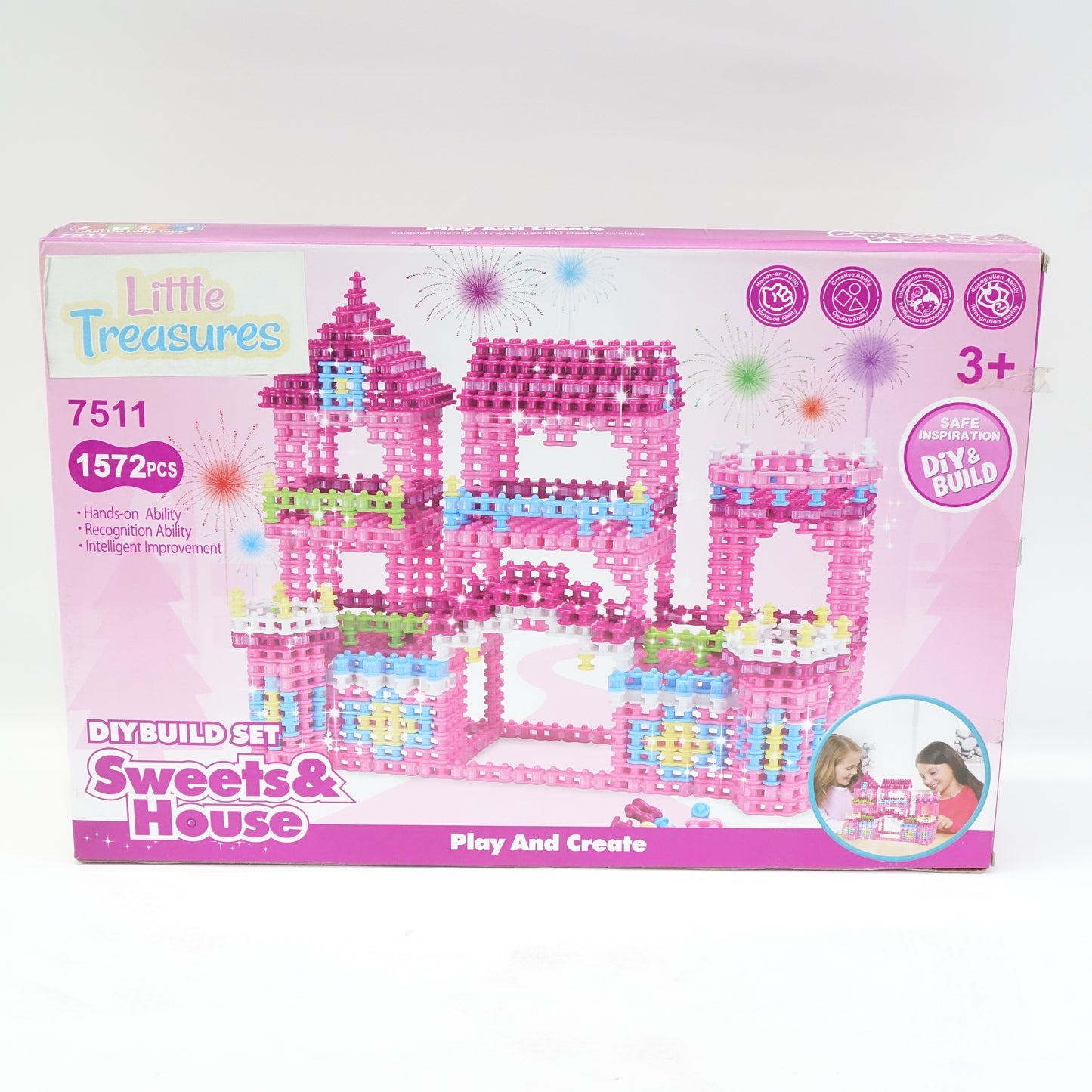 Sweets & House Innovative Chain Links Building Block mega 1570 pcs