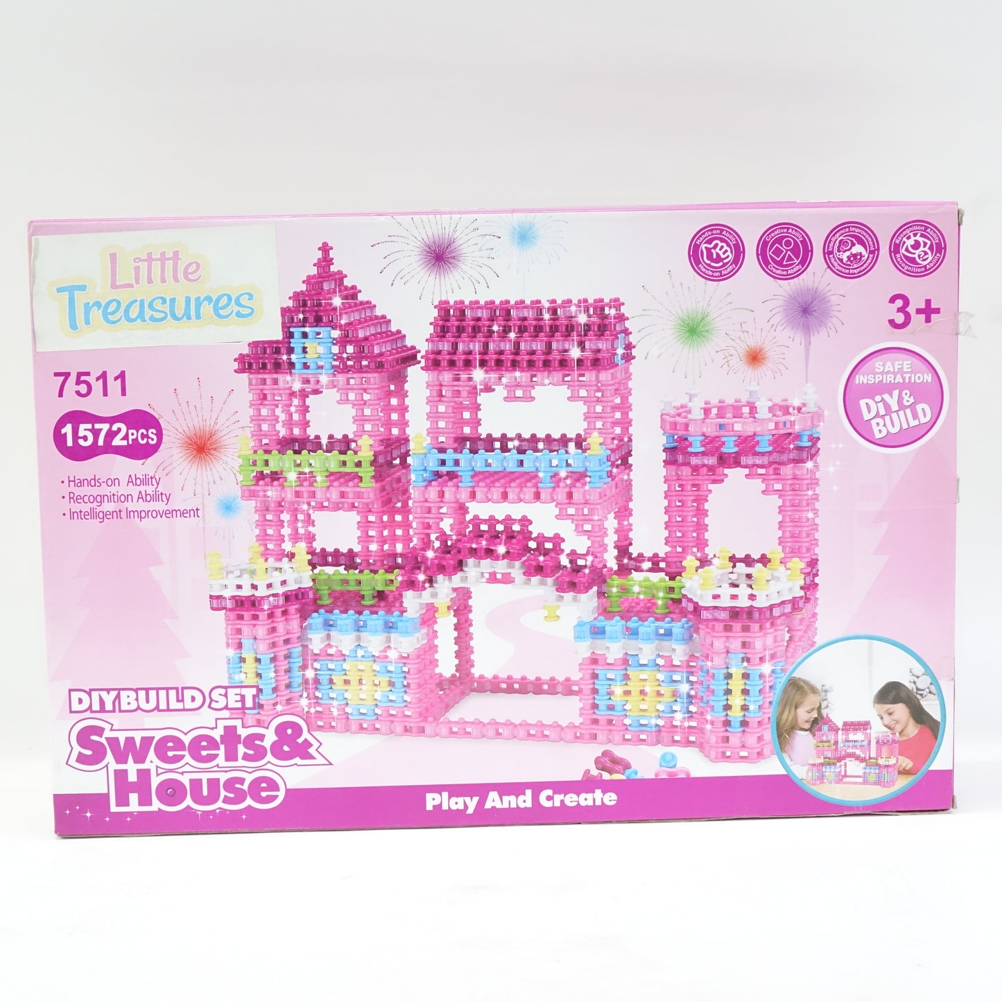 Sweets & House Innovative Chain Links Building Block mega 1570 pcs