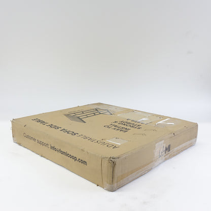 Adjustable C Table Table Table Bed Table 17.7"x10.1"x24.8-28.7" - Open Box