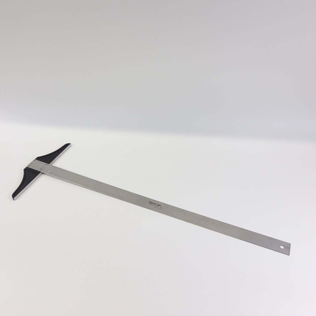 Pacific Arc 30 Inch T Square, Traditional Stainless Steel Plain