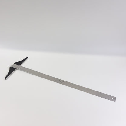 Pacific Arc 30 Inch T Square, Traditional Stainless Steel Plain