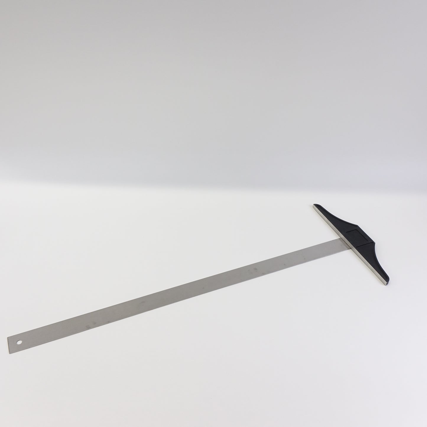 Pacific Arc 30 Inch T Square, Traditional Stainless Steel Plain