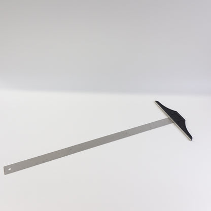 Pacific Arc 30 Inch T Square, Traditional Stainless Steel Plain