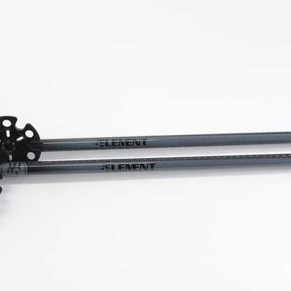 Element Equipment Carbon Fiber Trekking Poles – Pair of 3-Section Telescoping