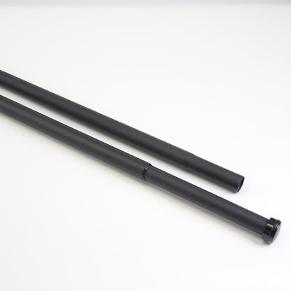 ASHLEYRIVER Curtain Rods Indoor/Outdoor Window Curtain Rod,Black 84"-120"