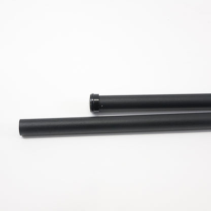 ASHLEYRIVER Curtain Rods Indoor/Outdoor Window Curtain Rod,Black 84"-120"