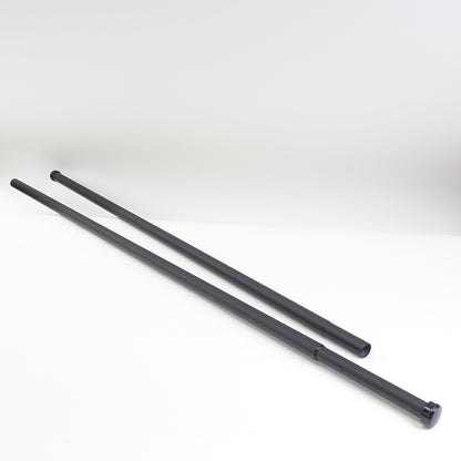ASHLEYRIVER Curtain Rods Indoor/Outdoor Window Curtain Rod,Black 84"-120"