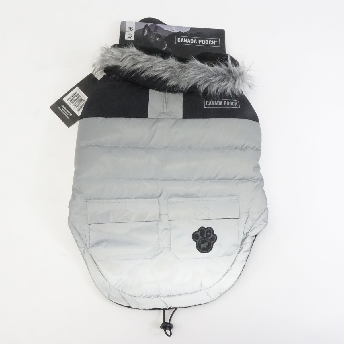 Canada Pooch Dog Parka- Warm Dog Jacket for Cold Winter Walks Reflective-16"
