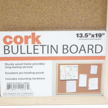 Kole Imports Cork Bulletin Board (OD959) Message Board - New