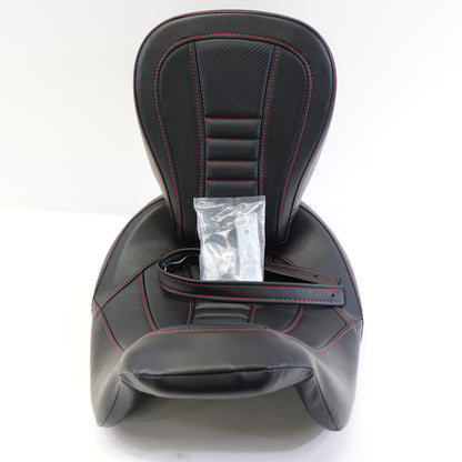 Driver and Passenger Seat Low-Profile Seat (Style A# Red Stitching） - Open Box