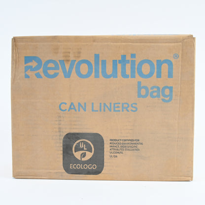 Trash Bag 12-16 Gallon Green Recycled Can Liner 23 x 31 .45 mil - 500 Case - New