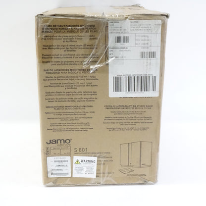 Jamo Studio Series S801 Bookshelf Speakers (Black)