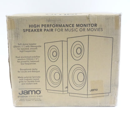 Jamo Studio Series S801 Bookshelf Speakers (Black)