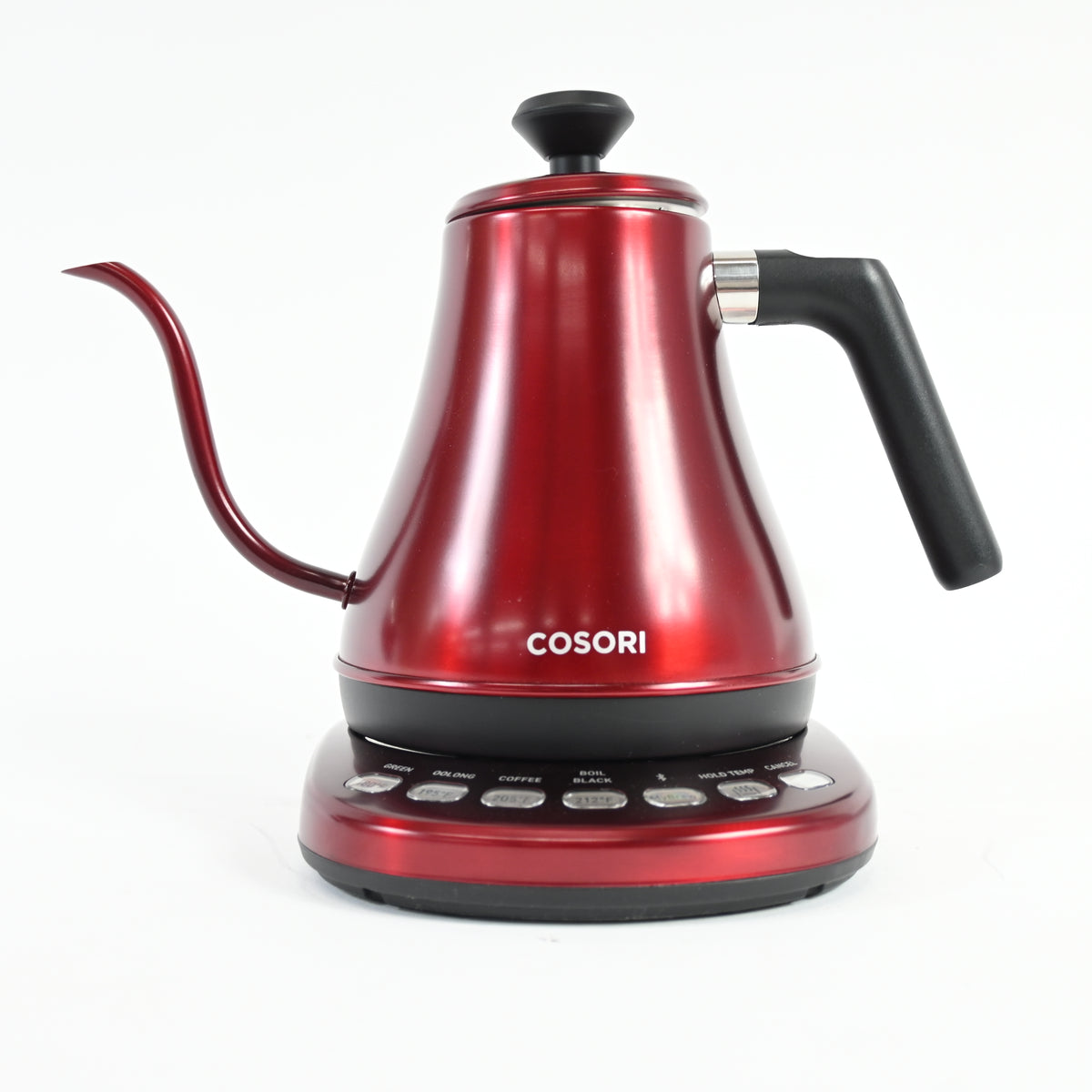 COSORI Smart Gooseneck Kettle Electric for Pour-Over Stainless Steel 0.8L Red