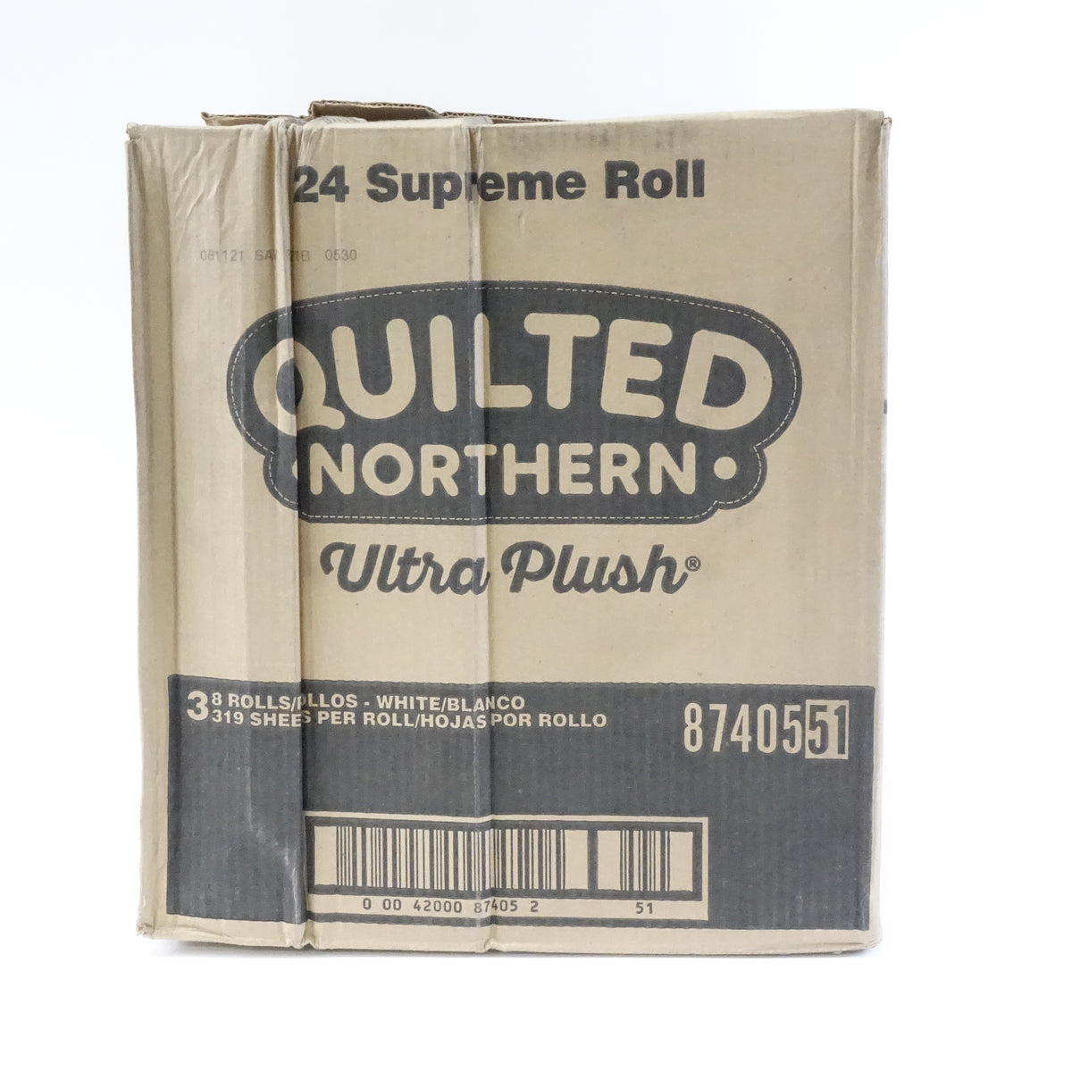 Quilted Northern Ultra Plush Toilet Paper, 24 Supreme Rolls = 105 Regular Rolls, 3-ply Bath Tissue