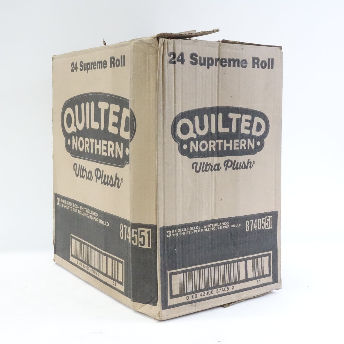 Quilted Northern Ultra Plush Toilet Paper, 24 Supreme Rolls = 105 Regular Rolls, 3-ply Bath Tissue