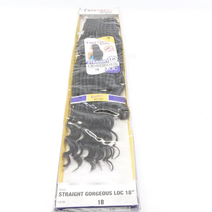 Freetress Synthetic Pre-Looped Braids GODDESS LOC 18" 1B Off Black - New