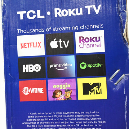 TCL 55" Class 4-Series 4K UHD HDR Smart Roku TV – 55S435, 2021 Model