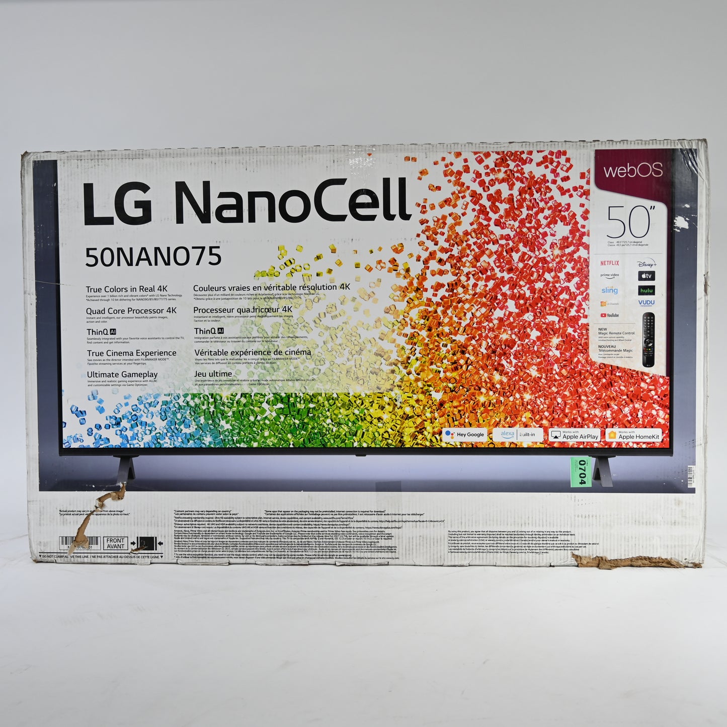 LG NANO75 50" 4K Smart NanoCell TV