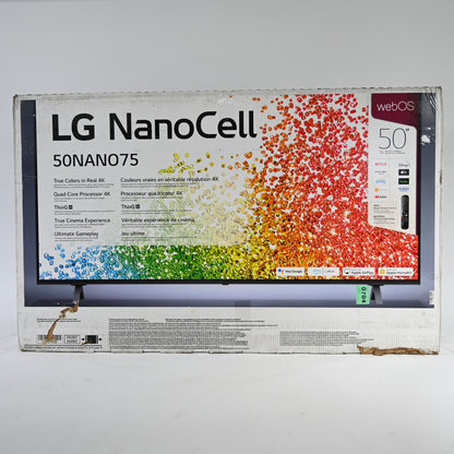 LG NANO75 50" 4K Smart NanoCell TV