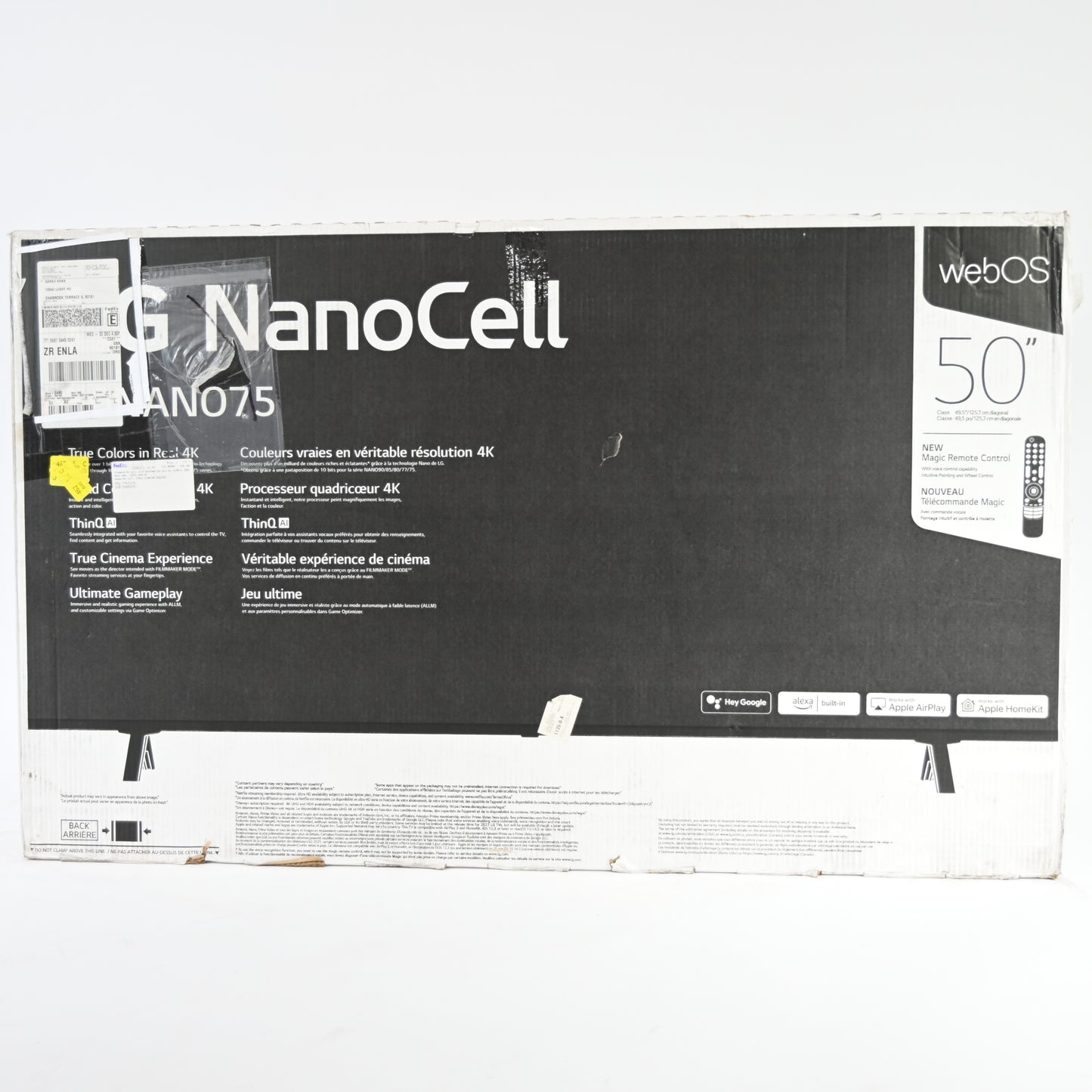 LG NANO75 50" 4K Smart NanoCell TV