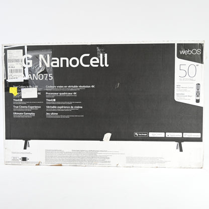 LG NANO75 50" 4K Smart NanoCell TV