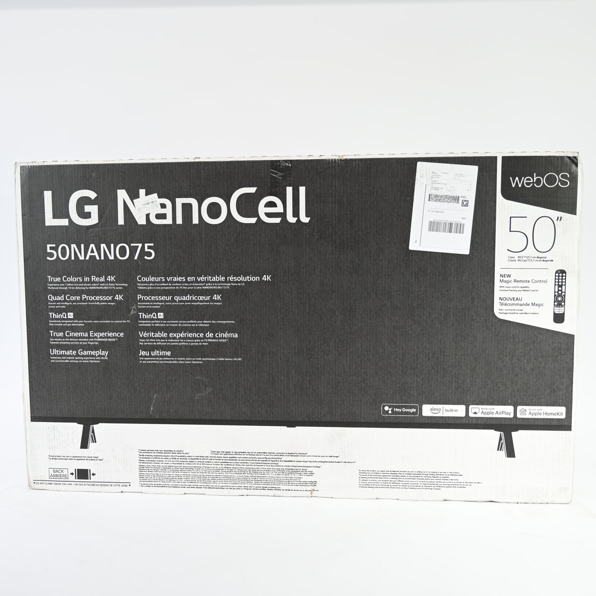 LG NANO75 50" 4K Smart NanoCell TV