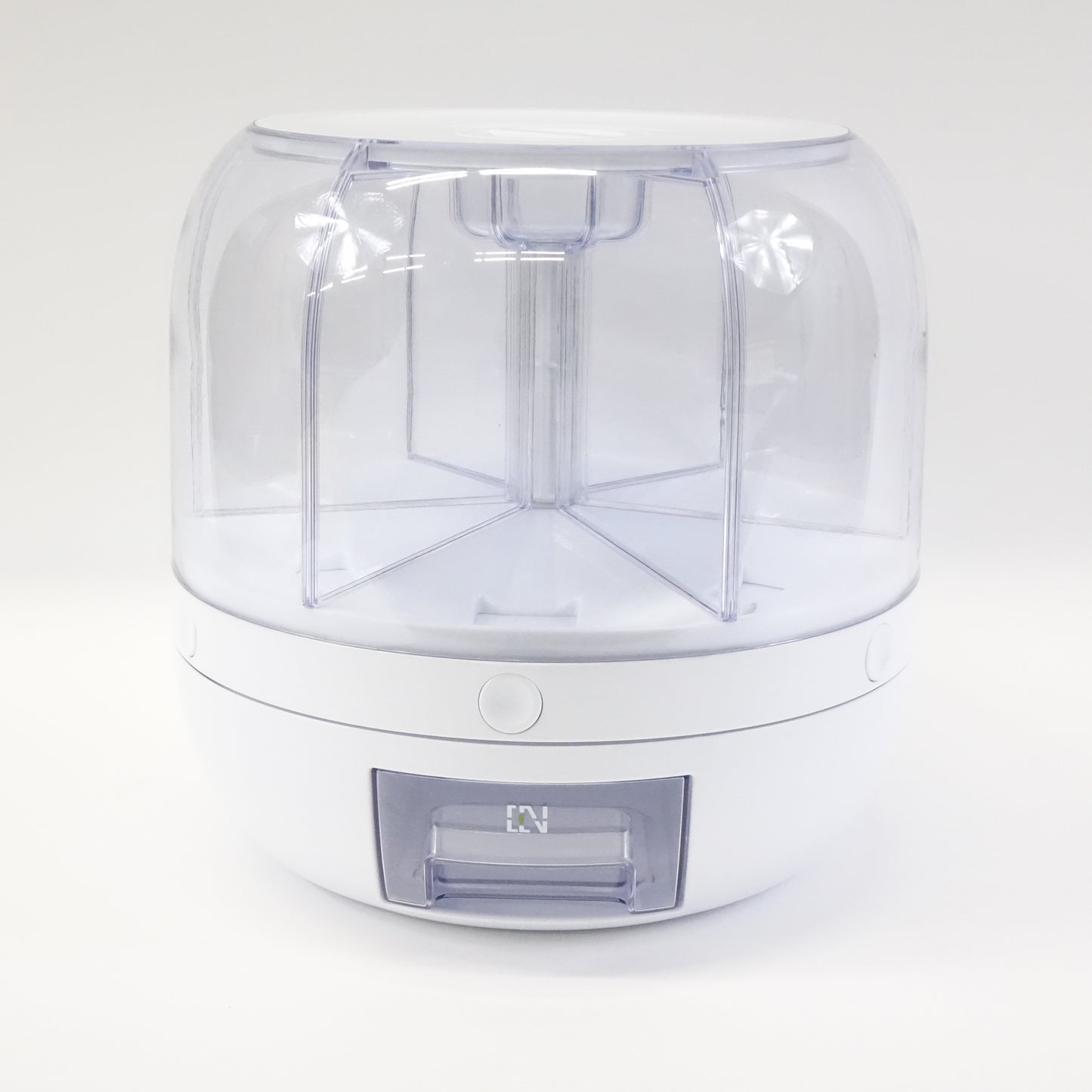 JLLOM 6-Grid Cereal/Rice Dispenser 360 Rotatable Food Grade Dry Food - Open Box