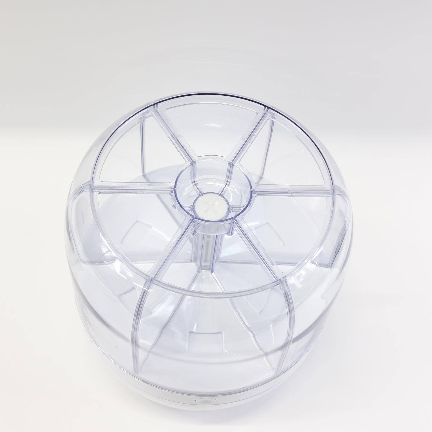 JLLOM 6-Grid Cereal/Rice Dispenser 360 Rotatable Food Grade Dry Food - Open Box